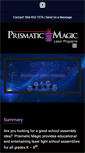Mobile Screenshot of prismaticmagic.com